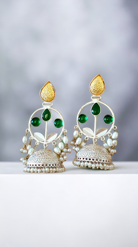 Shivi Jhumka Earrings - Honey Hoop