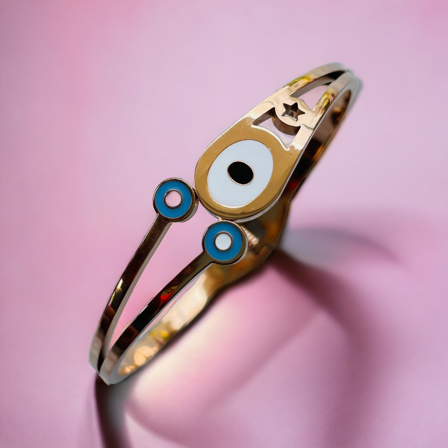 Evil Eye Star Bracelet - Honey Hoop