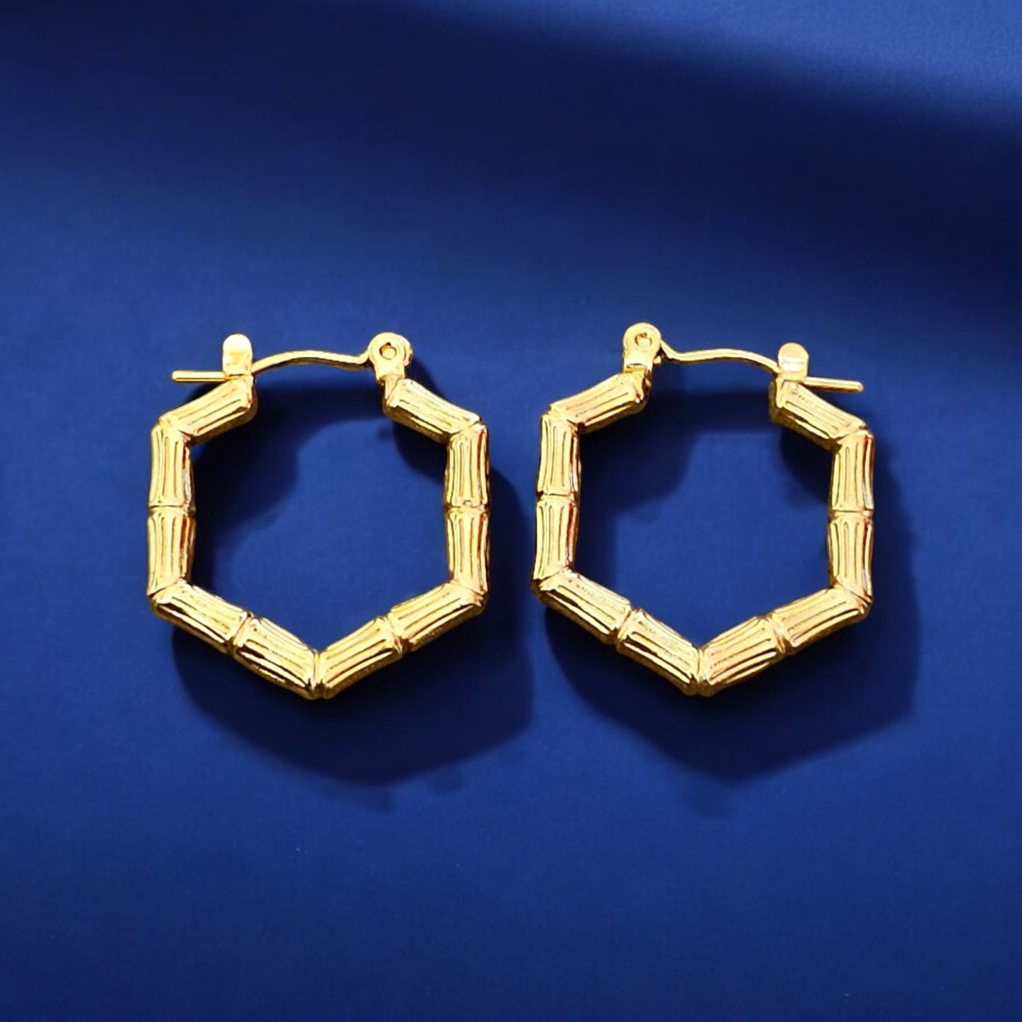 Hexa Hoop Earrings