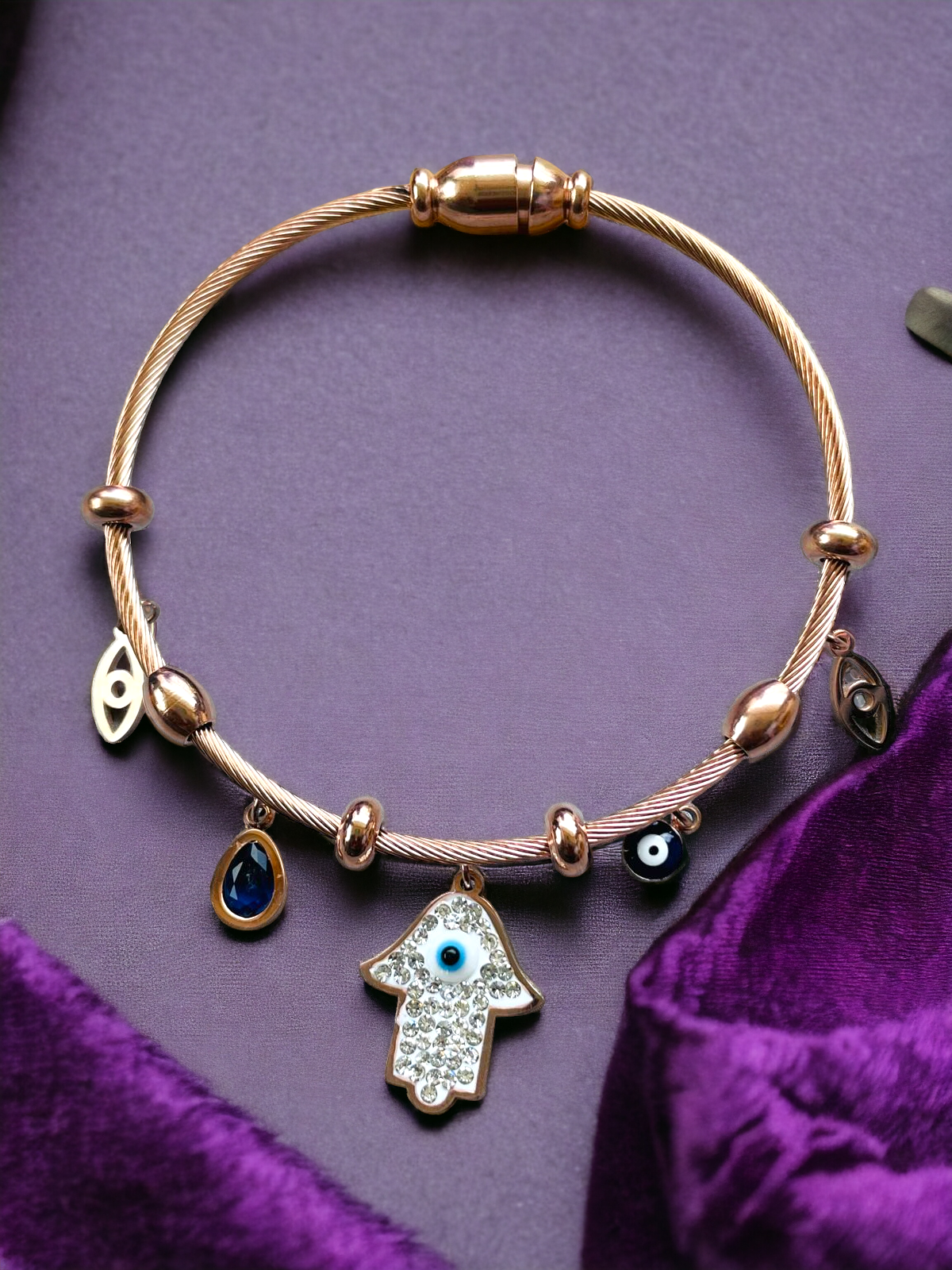 Evil Eye Bracelet - Honey Hoop