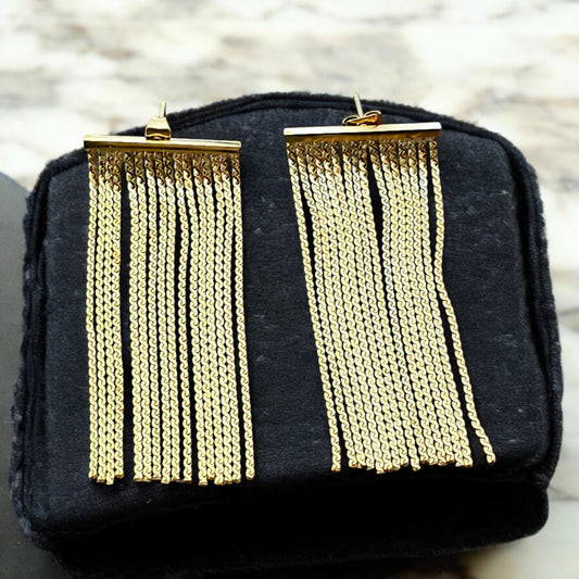 Fringe Drop Earrings