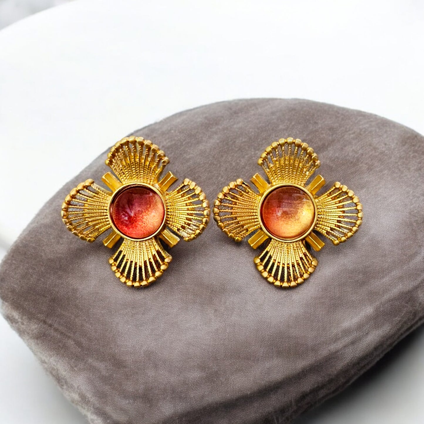 Floral Statement Earrings