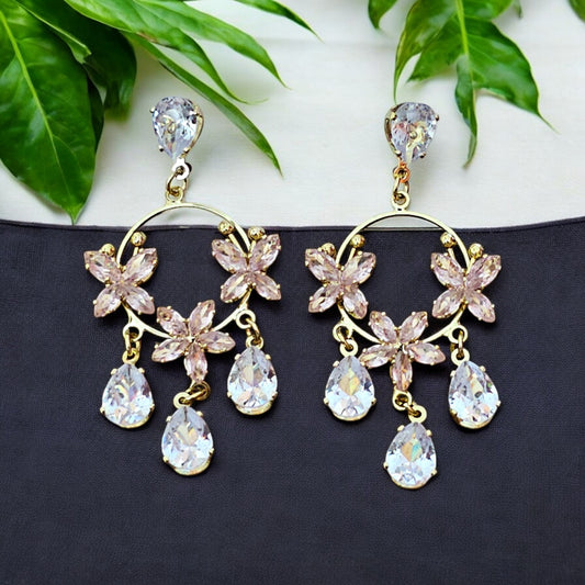 Crystal Drop Earrings