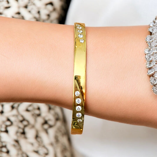 Honey Diamond-Accent Bracelet