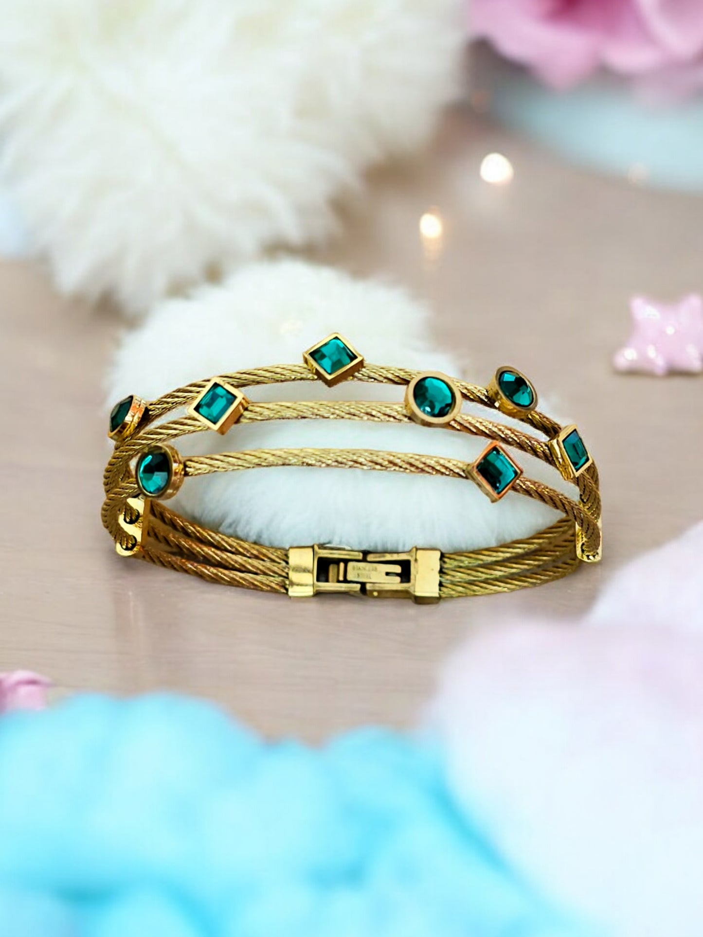 Emerald Bracelet(Adjustable)