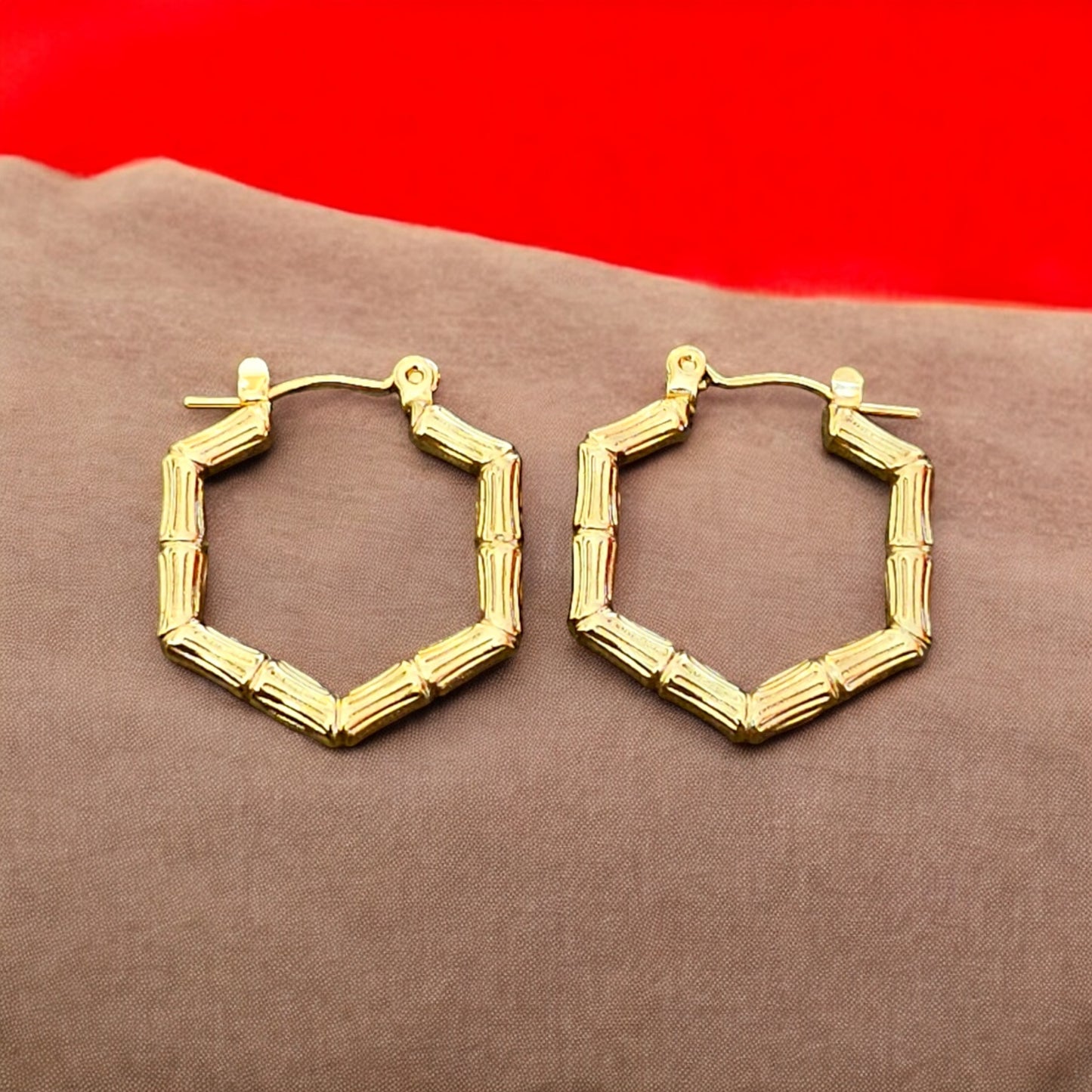 Hexa Hoop Earrings